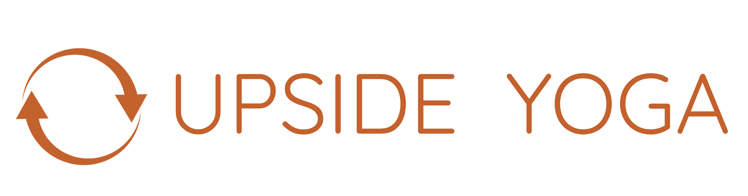 LOGO UPSIDE YOGA HORIZONTAL